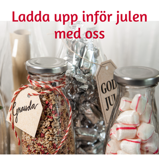 Ladda upp inför julen med oss
