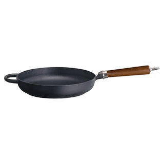 Ronneby Bruk Stekpanna rund kant bok brun 28 cm