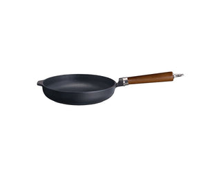 Ronneby Bruk Stekpanna rund kant bok brun 24 cm