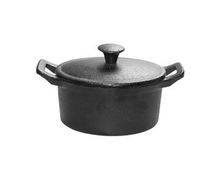 Ronneby Bruk Gryta m lock, oval Gjutjärn