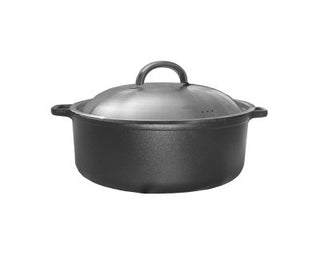 Ronneby Bruk Rund gryta 4 liter med lock rostfritt