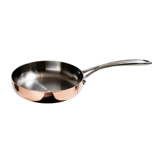 Ronneby Bruk Stekpanna, 3-ply koppar-aluminium-rostfritt. Induktionsbotten. 20 x 4 cm