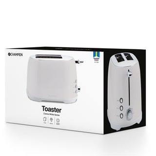 Champion Brödrost 2 skivor 800W BR610 Creme White Series