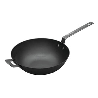 Ronneby Bruk Wokpanna gjutjärn 32 cm Smide