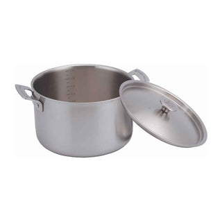 Ronneby Bruk Rostfri gryta 6L, triply, rostfritt lock