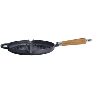 Ronneby Bruk Grillpanna rund, hällpipar exclusive line ek natur 28 cm