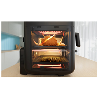 Midea Airfryer 2 i 1 Kombination med Ugn 6,4 + 4,4 Liter