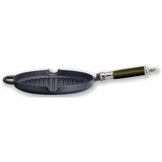 Ronneby Bruk Grillpanna rund, hällpipar comfort line rostfri/ silikon 28 cm